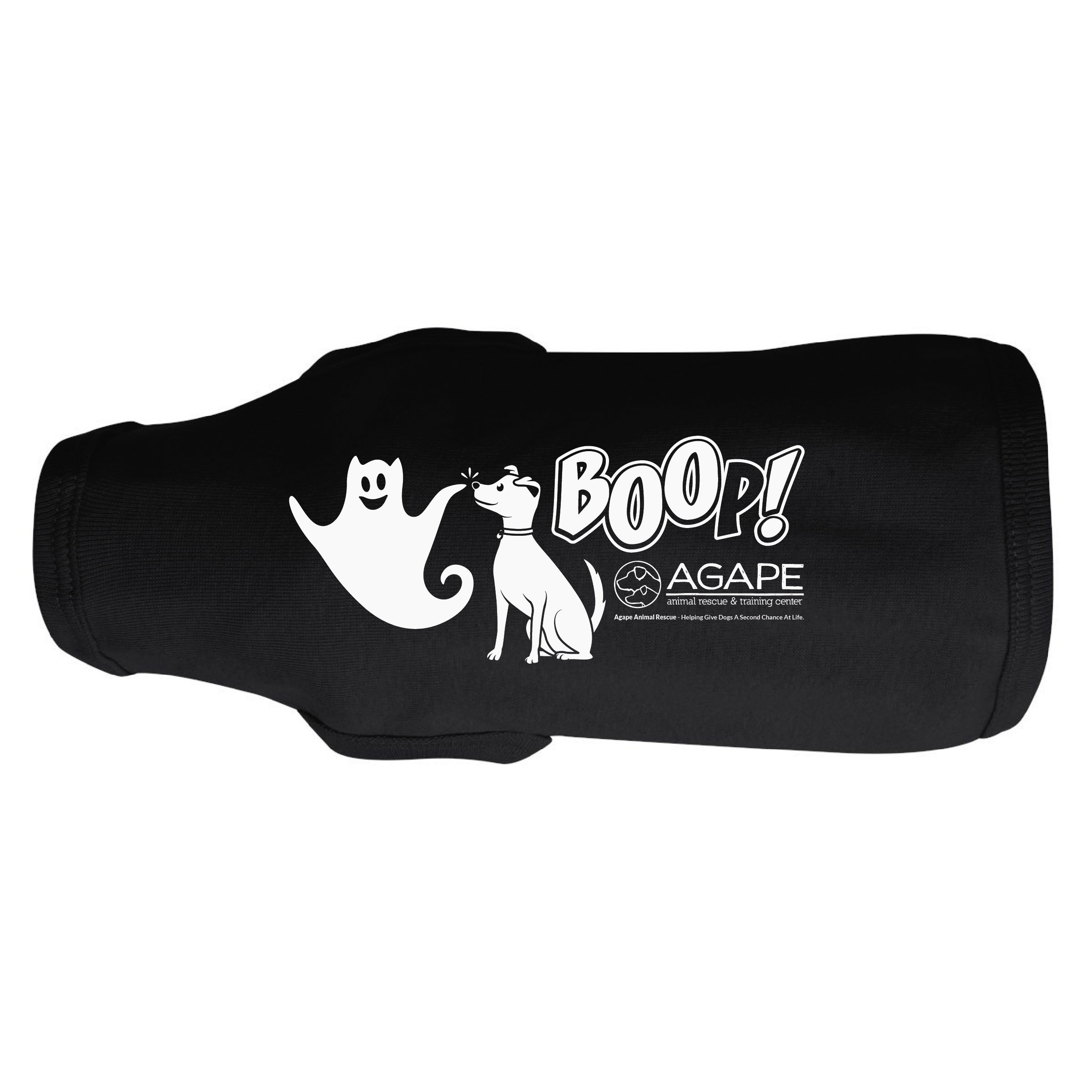 Agape 2021 BOOp! - Black Doggie Tank (White Imprint)