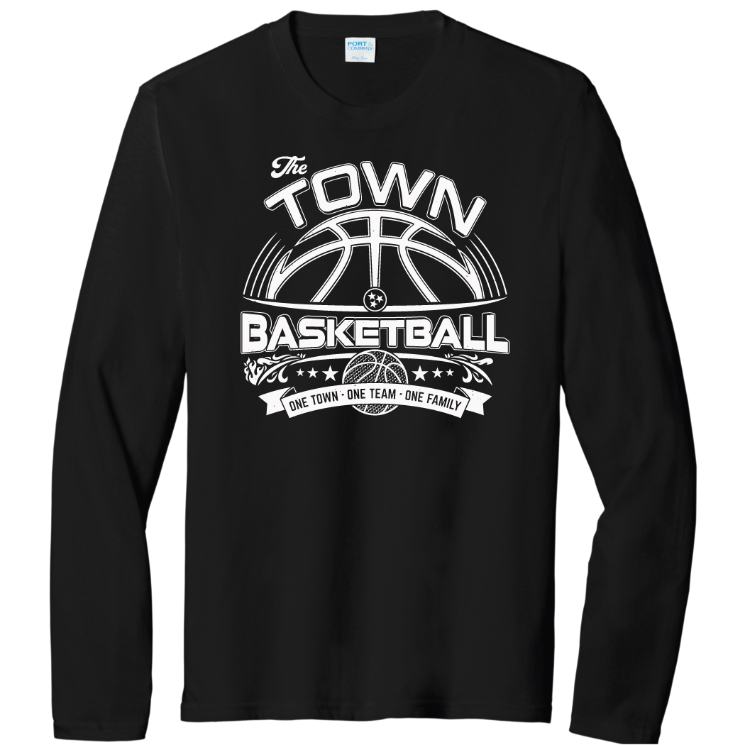 The Town Basketball 2024 - 1 Color Black Unisex Long-Sleeve T-Shirt