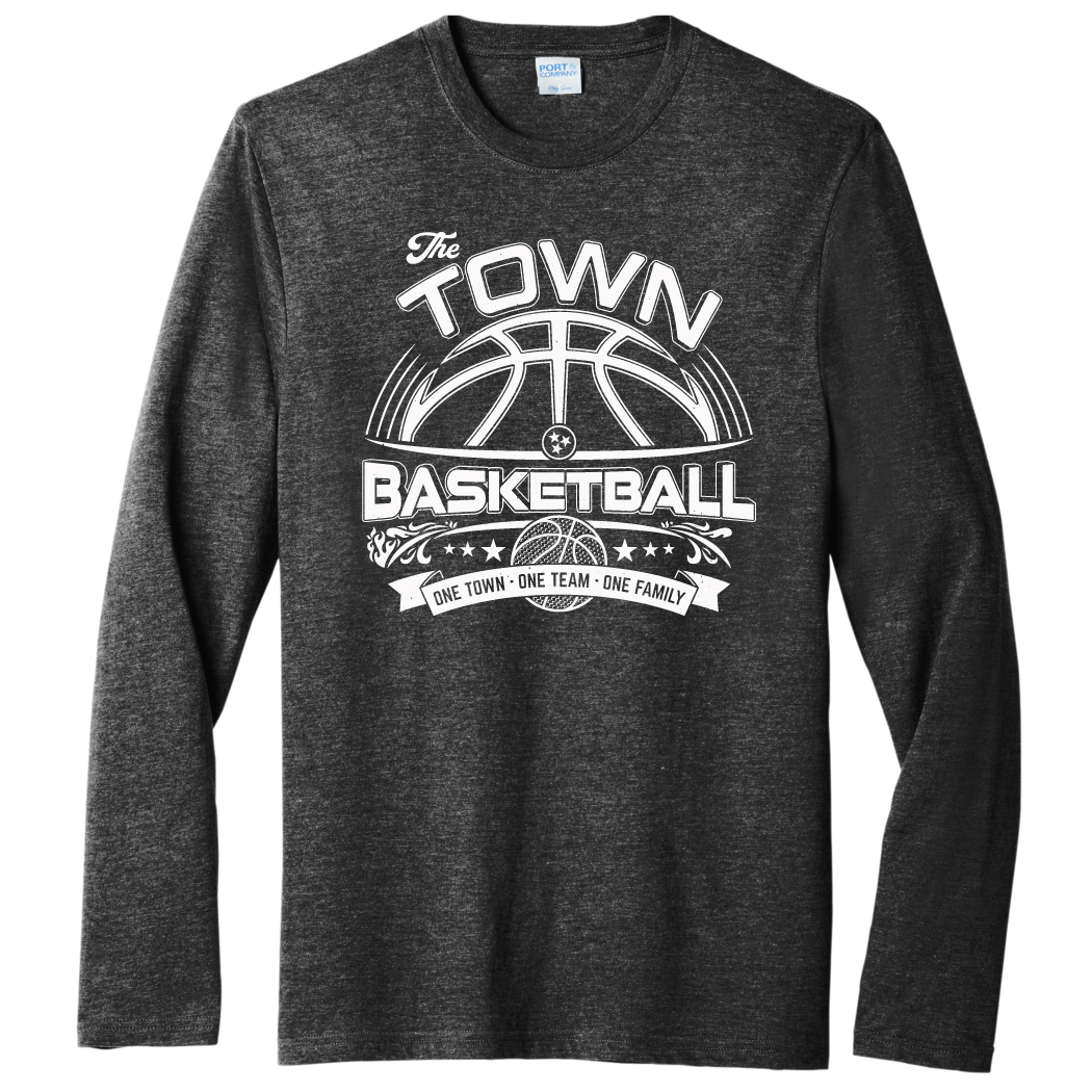 The Town Basketball 2024 - 1 Color Gray Unisex Long-Sleeve T-Shirt