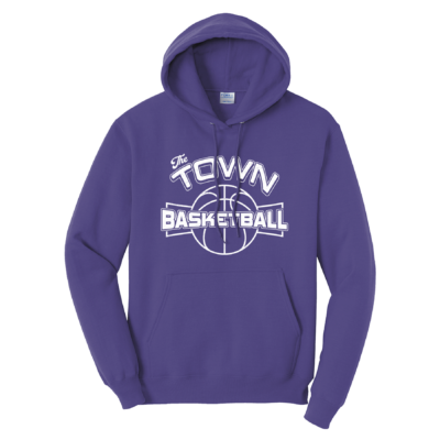 The Town Basketball - 2025 Purple Hooded Sweatshirt
