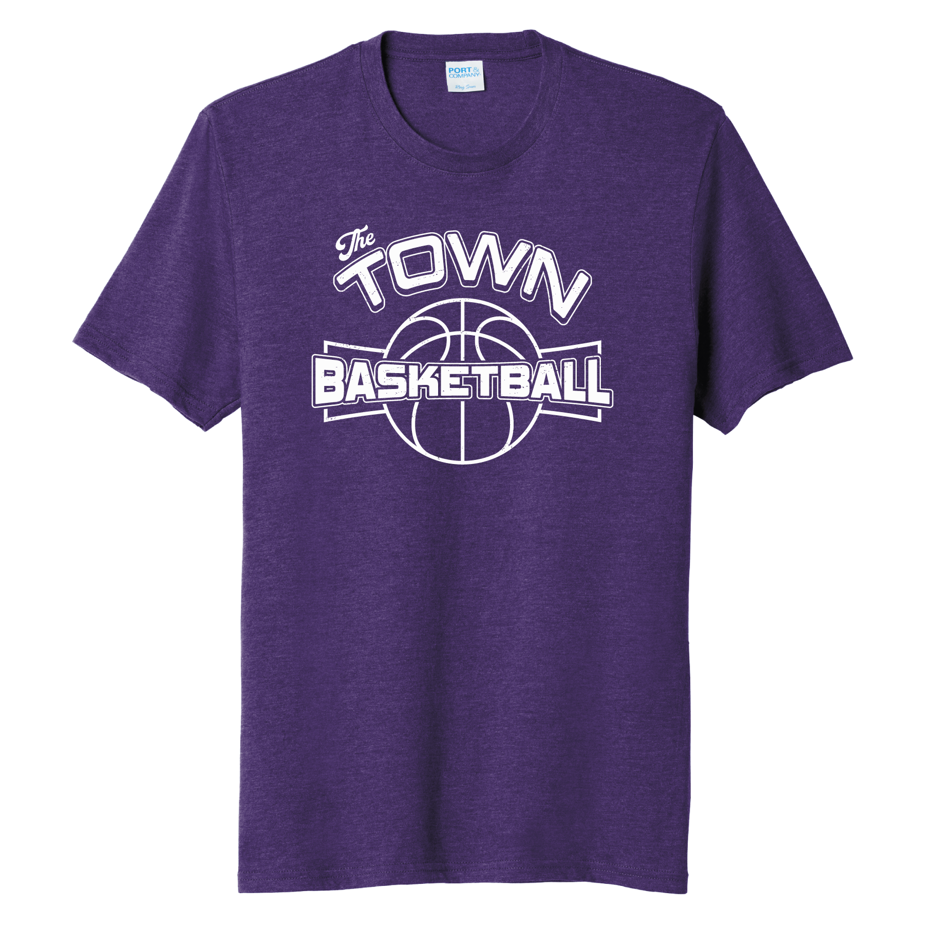 The Town Basketball - 2025 Heather Purple T-Shirt