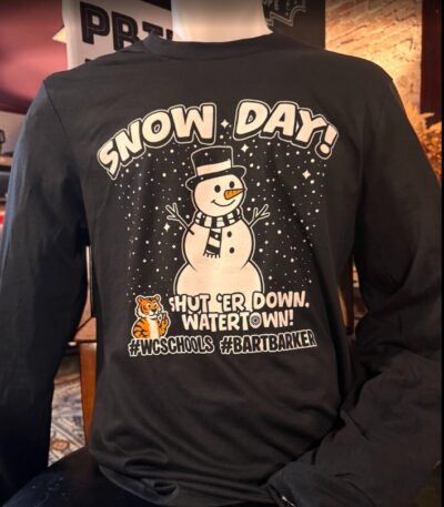 Snow Day - Black Long Sleeve Shirt
